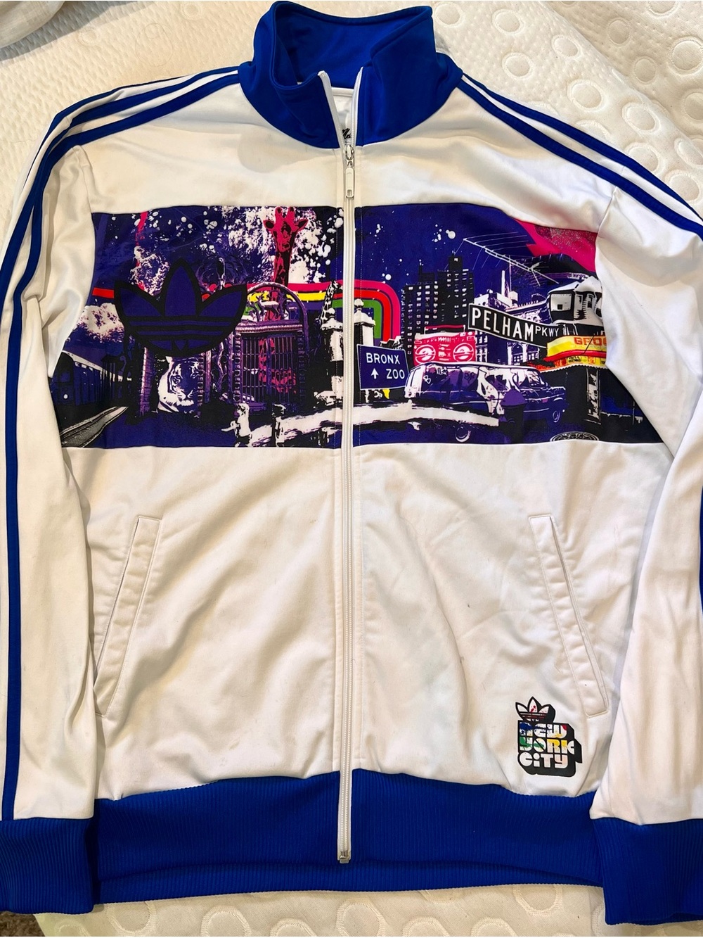 Adidas Originals "The Bronx" track jacket from the 2006 Adicolor Blue Series 2XL